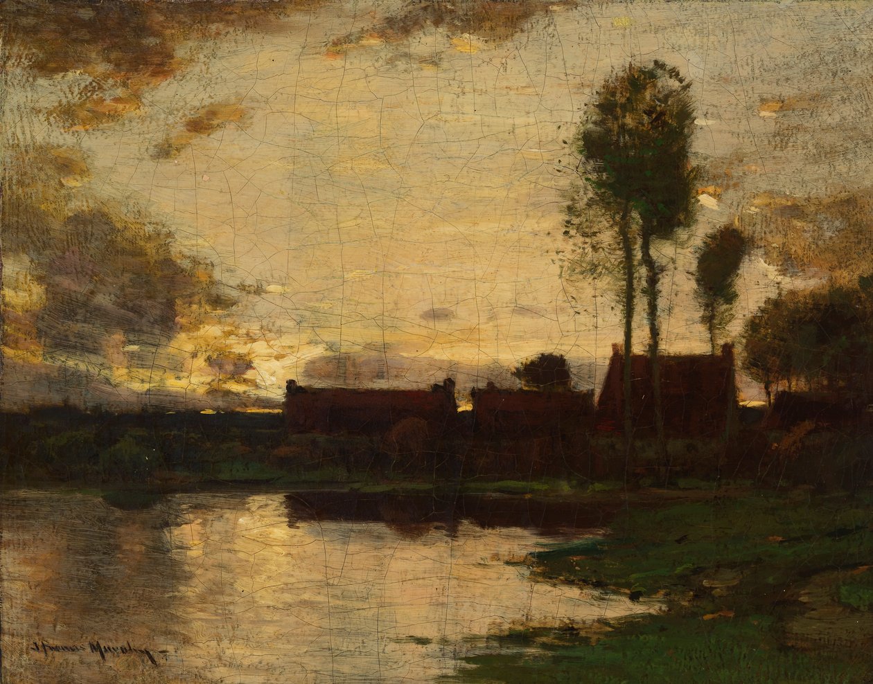 Kis táj, kb. 1880-1890. alkotó: John Francis Murphy