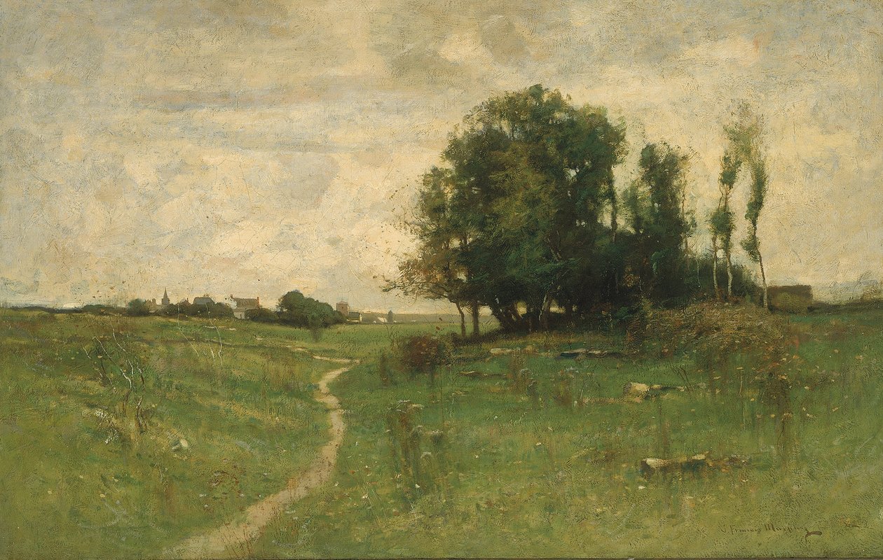 Az ösvény a faluba, 1882. alkotó: John Francis Murphy