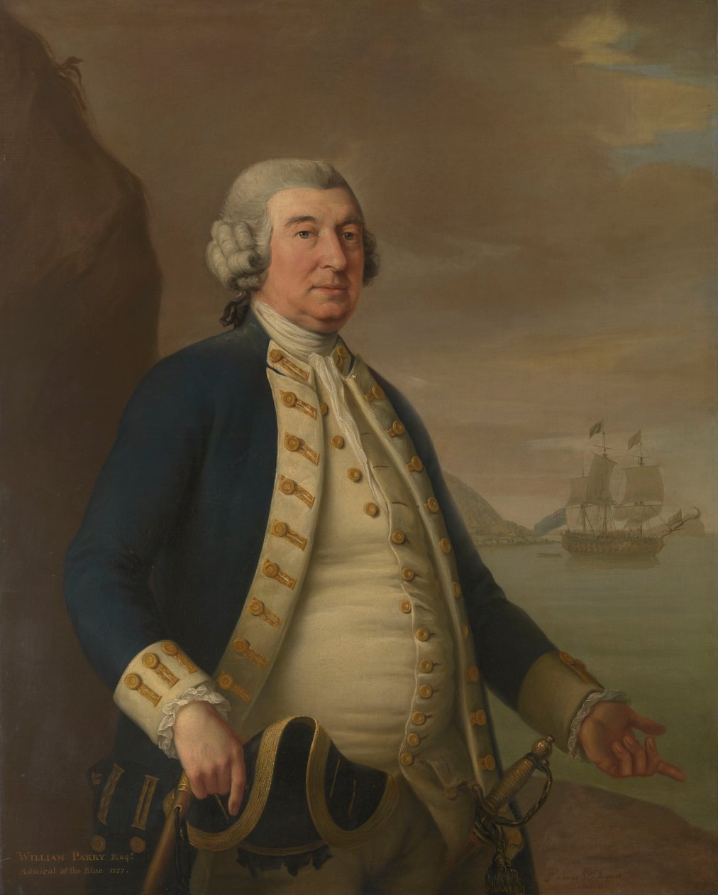 William Parry admirális (1705-1779) alkotó: John Francis Rigaud