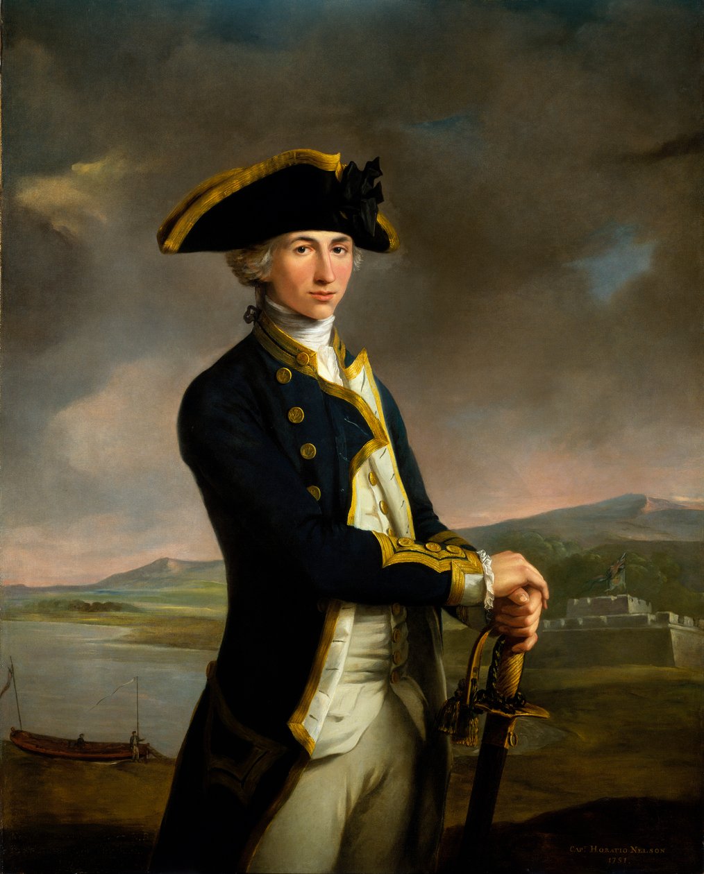 Horatio Nelson kapitány (1758-1805) alkotó: John Francis Rigaud