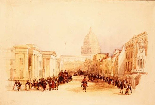 Főposta és St. Martin le Grand alkotó: John Francis Salmon