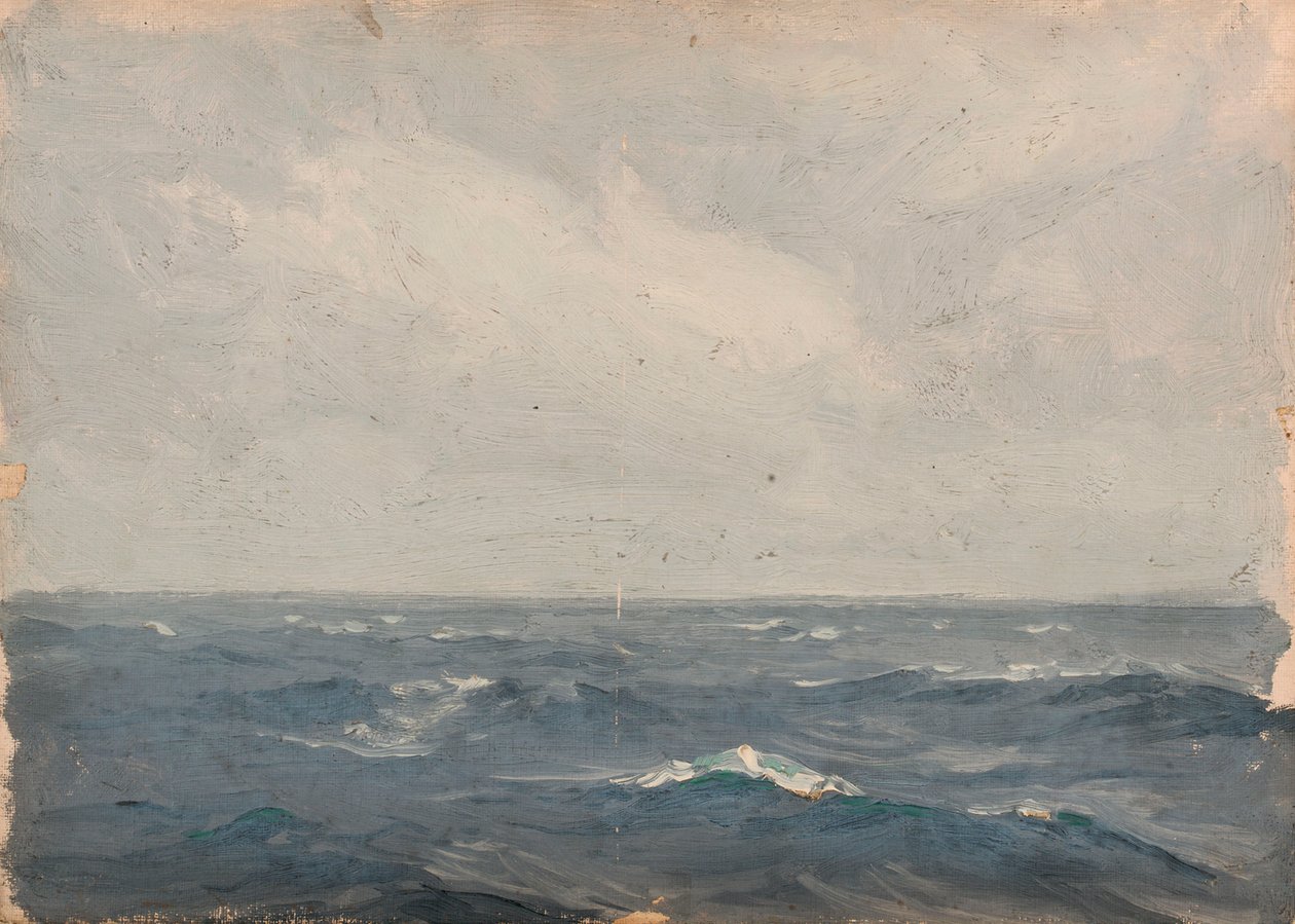 Tengeri táj, 1900 körül (olaj, vászon) alkotó: John Fraser