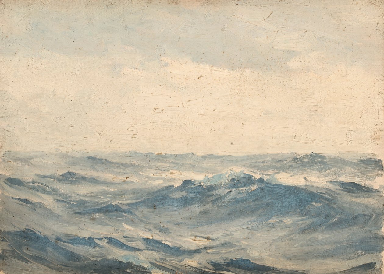 Tengeri táj, 1900 körül (olaj, vászon) alkotó: John Fraser