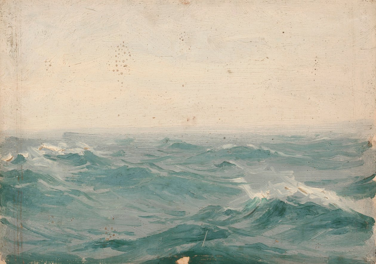 Tengeri táj, 1900 körül (olaj, vászon) alkotó: John Fraser