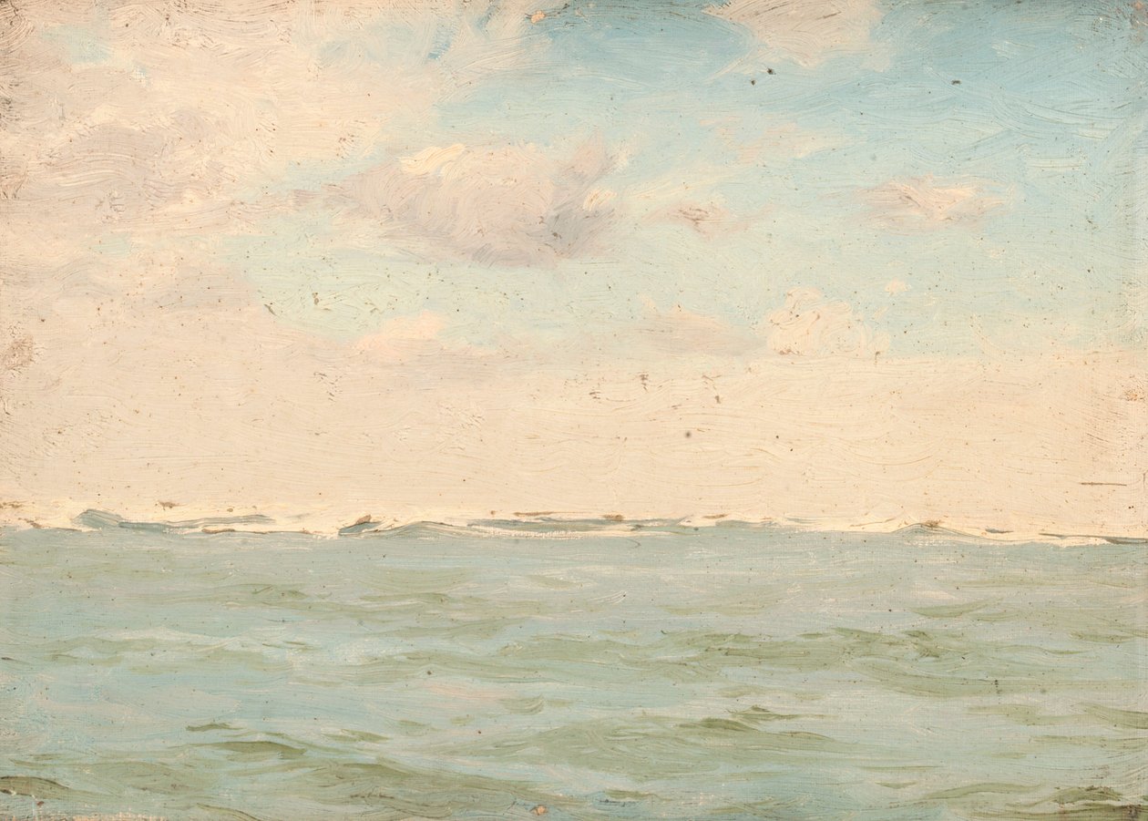 Tengeri táj, 1900 körül (olaj, vászon) alkotó: John Fraser