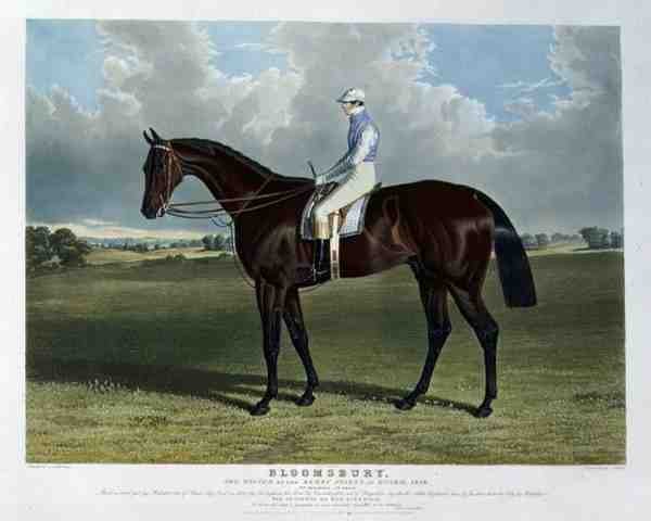 „Bloomsbury”, a Derby Stakes győztese Epsomban alkotó: John Frederick Herring Snr
