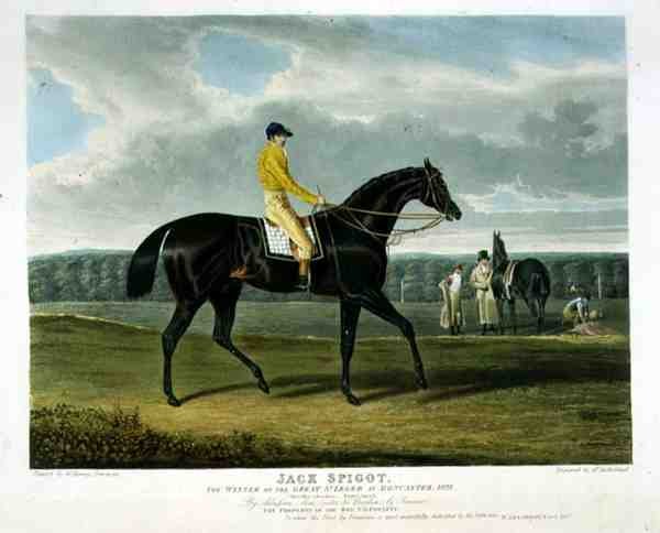 "Jack Spigot", a Doncaster-i Nagy St. Leger győztese alkotó: John Frederick Herring Snr