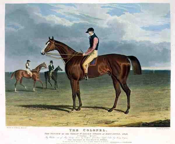 „Az ezredes”, a Doncaster-i Nagy St. Leger-tétek nyertese alkotó: John Frederick Herring Snr