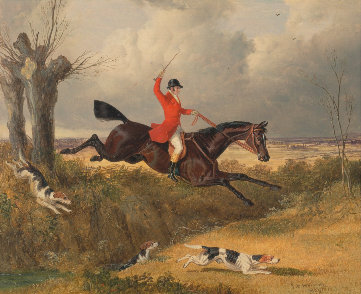 Rókavadászat: Ároktisztítás alkotó: John Frederick Herring
