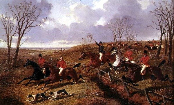 Full Cry (olaj, vászon) alkotó: John Frederick Herring Jnr