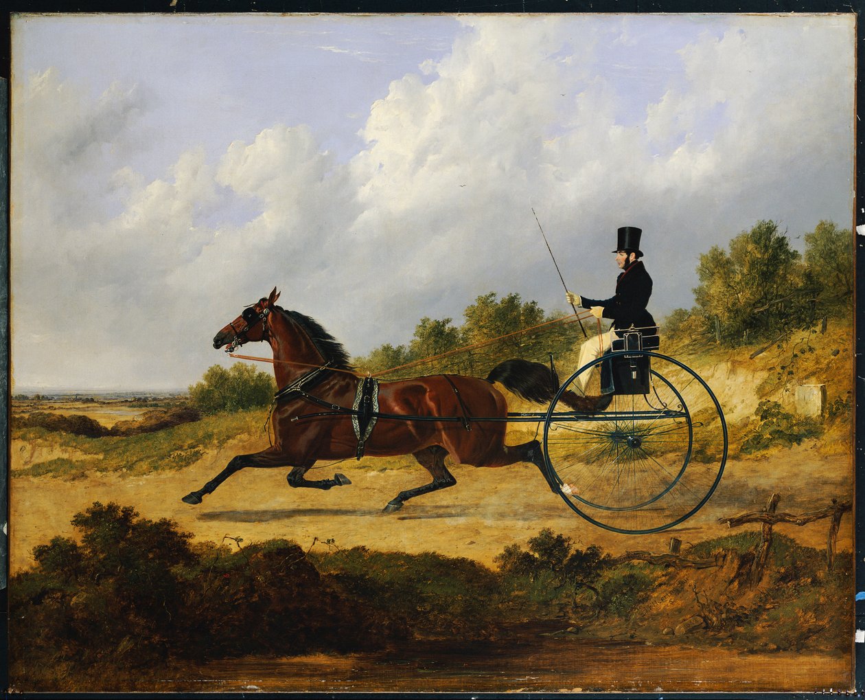 "Bizalom", egy vőlegény által vezetett koncert rajza, 1842 alkotó: John Frederick Herring Senior