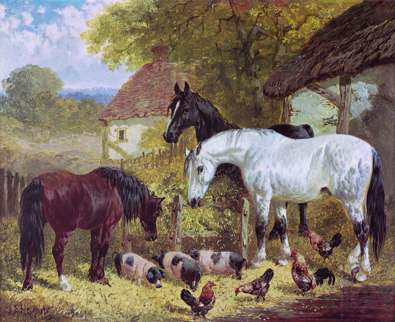 Tanyaudvar alkotó: John Frederick Herring Senior