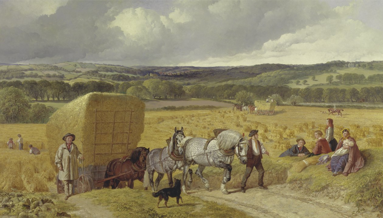 Szüret, 1857 alkotó: John Frederick Herring Senior