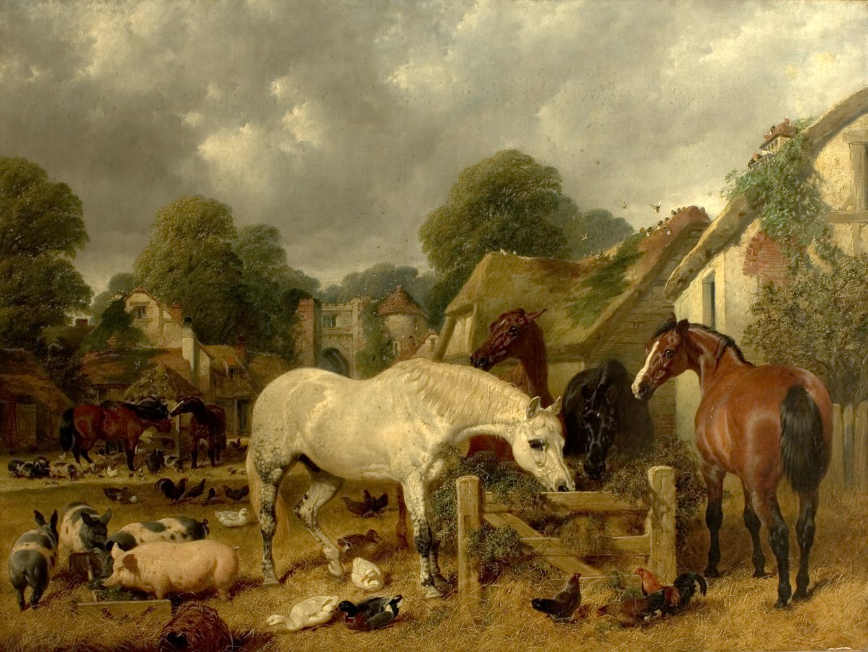 Lovak a karámban alkotó: John Frederick Herring Senior