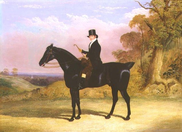 James Nunn, a William Chaplin Esq művezetője. alkotó: John Frederick Herring Senior
