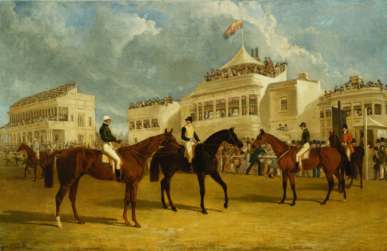 Felkészülés az Orosz Császár Kupára való indulásra Ascotban, 1845, 1845 alkotó: John Frederick Herring Senior