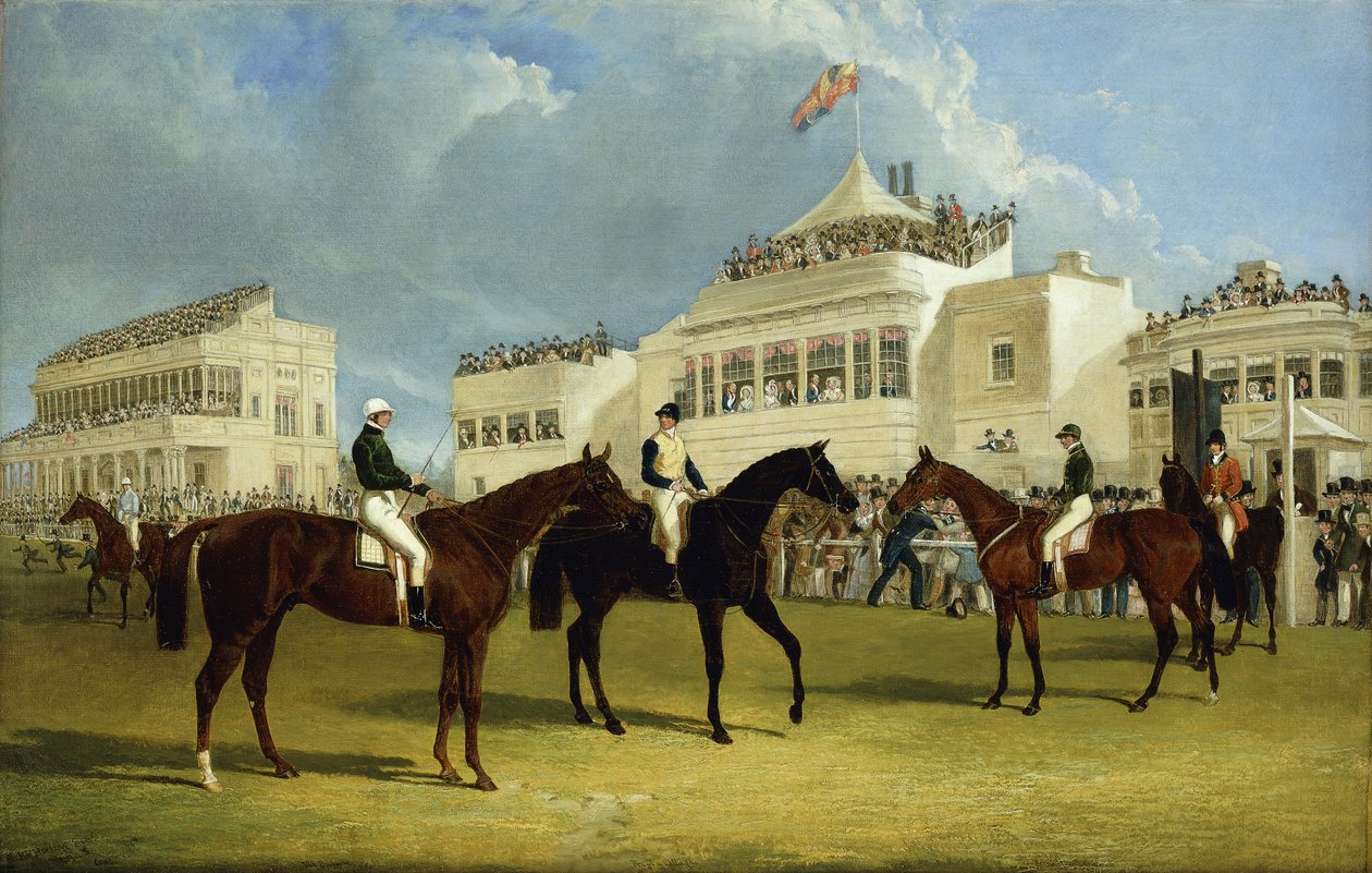 Felkészülés az Orosz Császár Kupára való indulásra Ascotban, 1845, 1845 alkotó: John Frederick Herring Senior