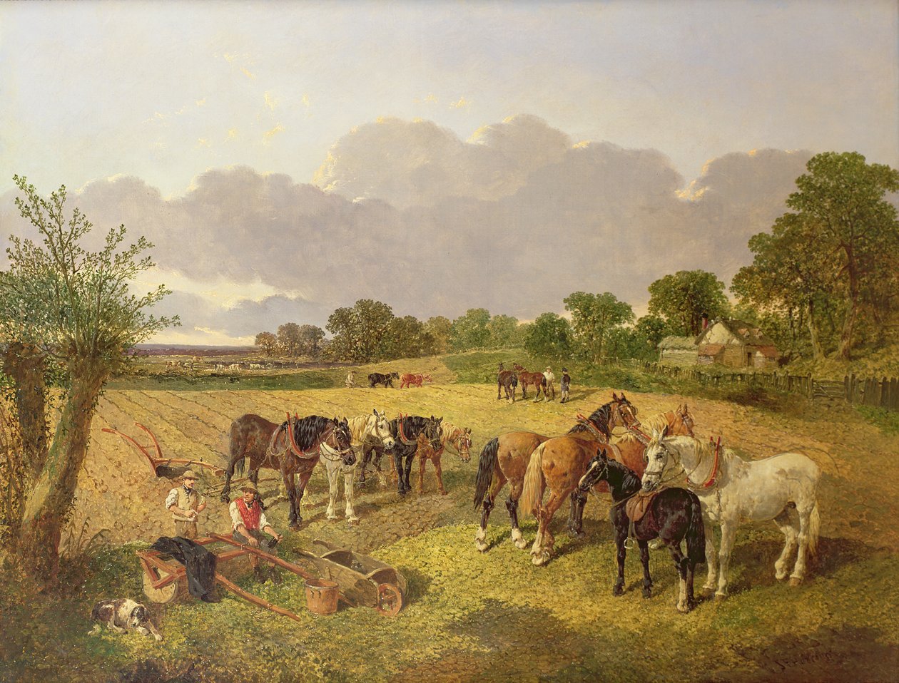 Pihenő szántócsapat alkotó: John Frederick Herring Senior