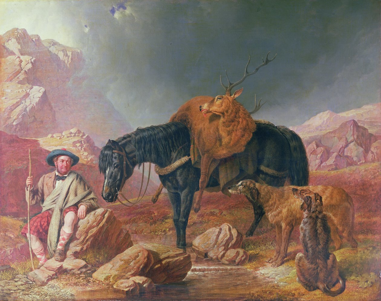 Visszatérés a vadászatból alkotó: John Frederick Herring Senior
