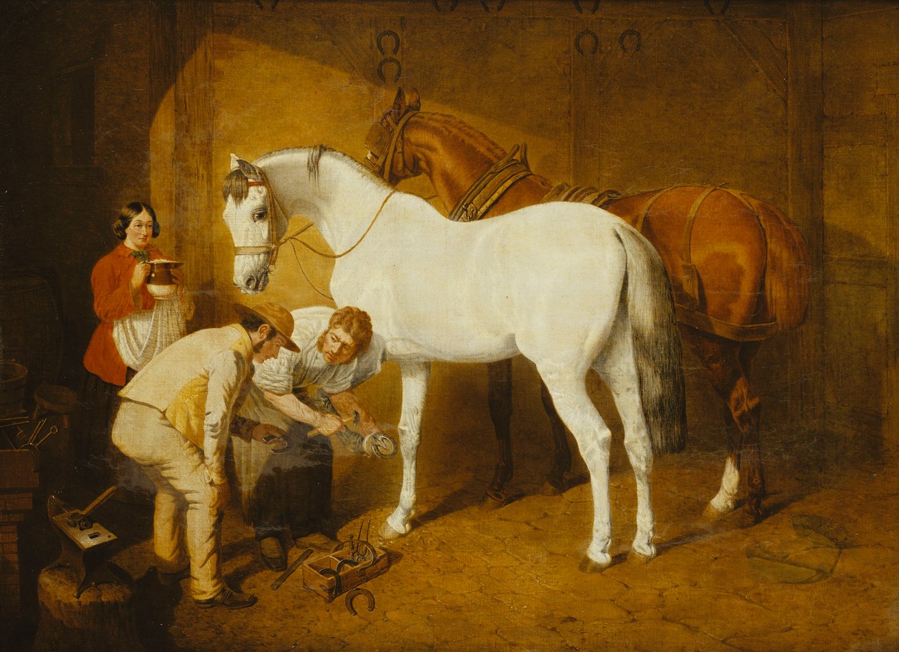 A kedvenc cipelése, 1865 alkotó: John Frederick Herring Senior