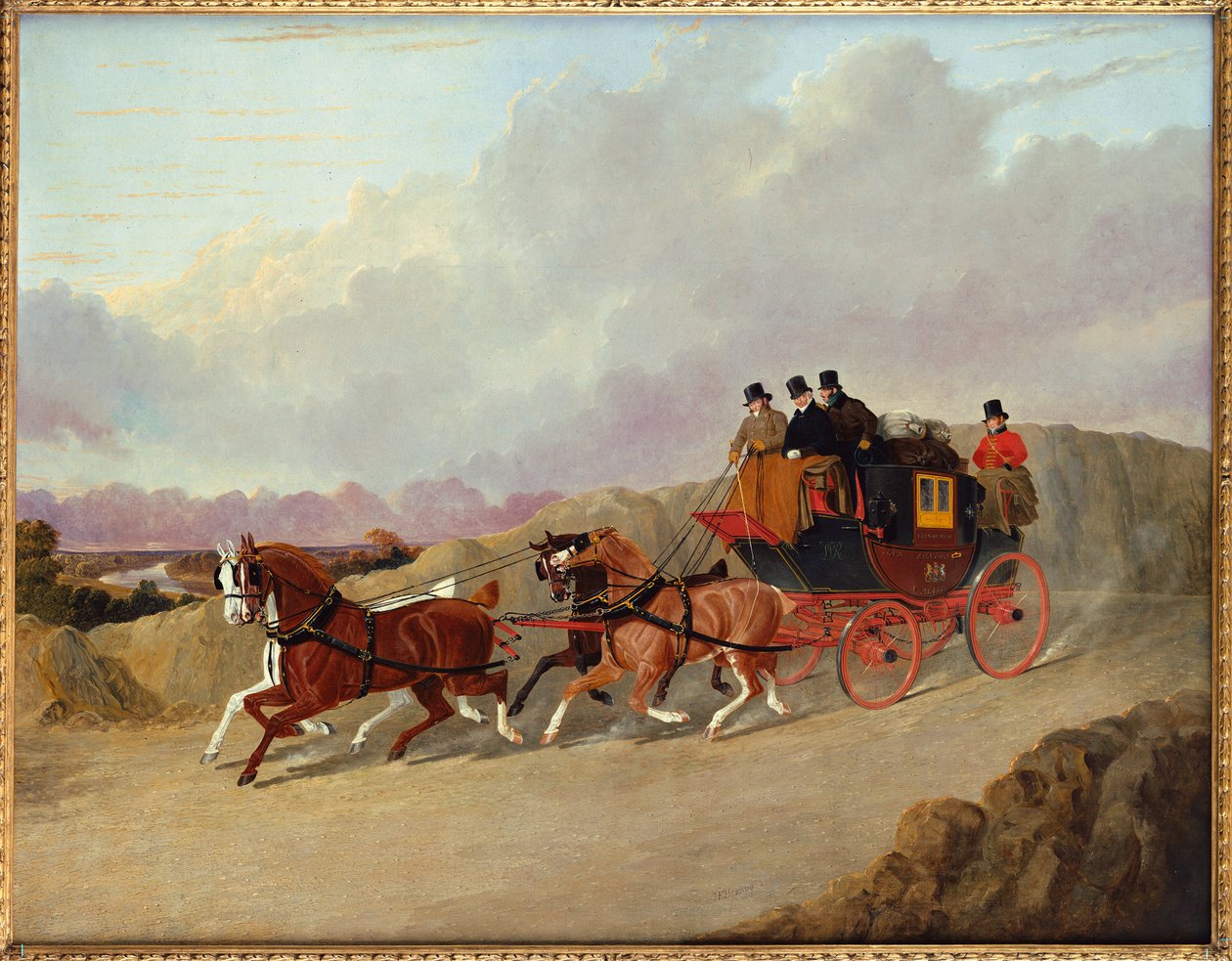 Edinburgh-London királyi postakocsi alkotó: John Frederick Herring Senior
