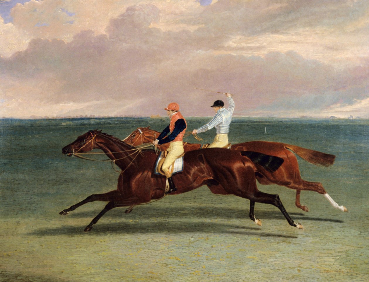 „Priam” és „Augustus” mérkőzése, 1831. október 20 alkotó: John Frederick Herring Senior