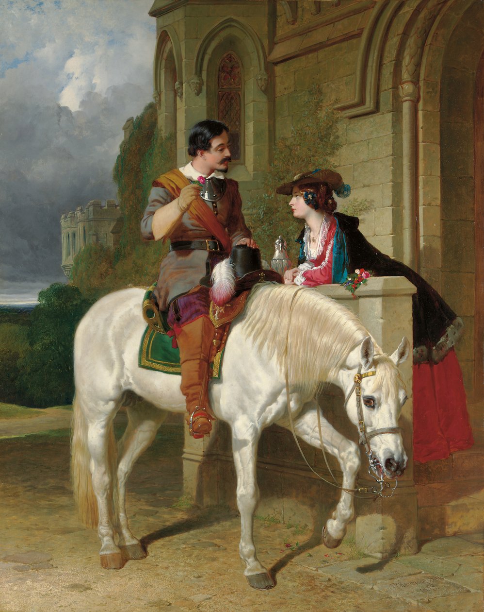 A rózsa, 1853 alkotó: John Frederick Herring Senior