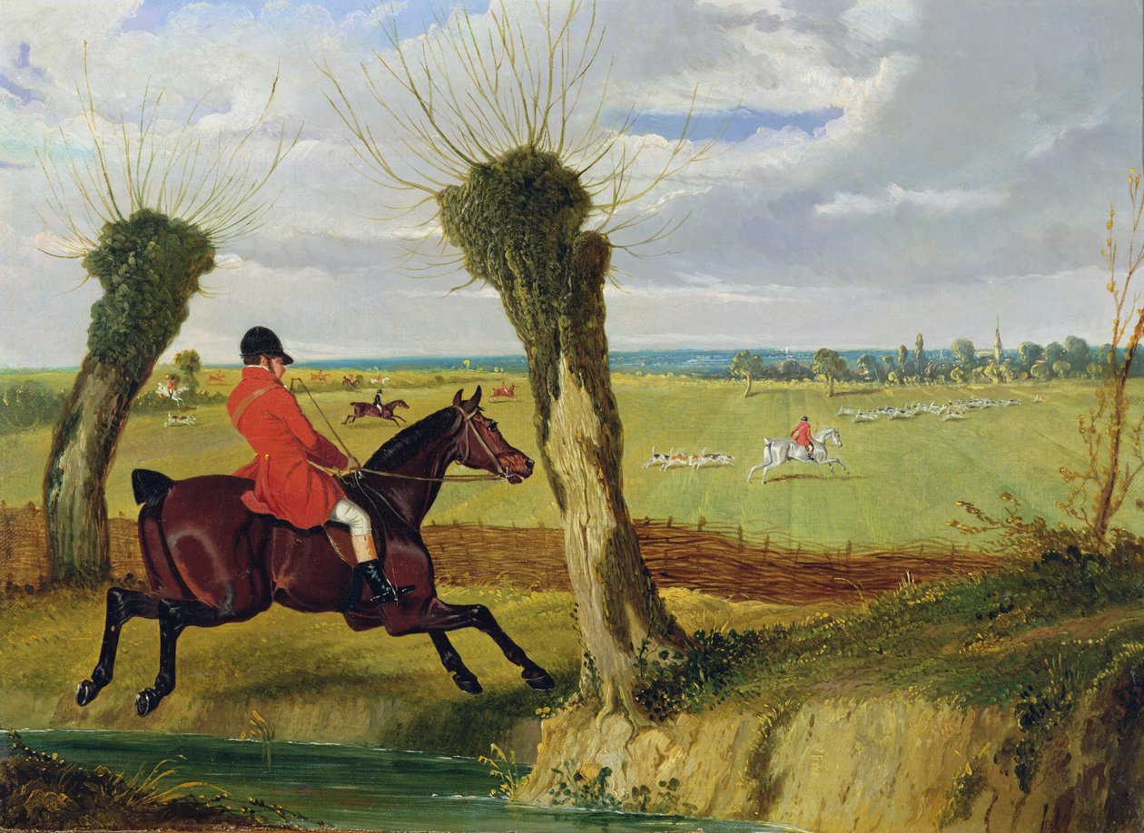 A suffolki vadászat – Full Cry alkotó: John Frederick Herring Senior