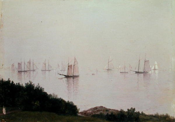 Egy Newport-i délután (olaj a fedélzeten) alkotó: John Frederick Kensett