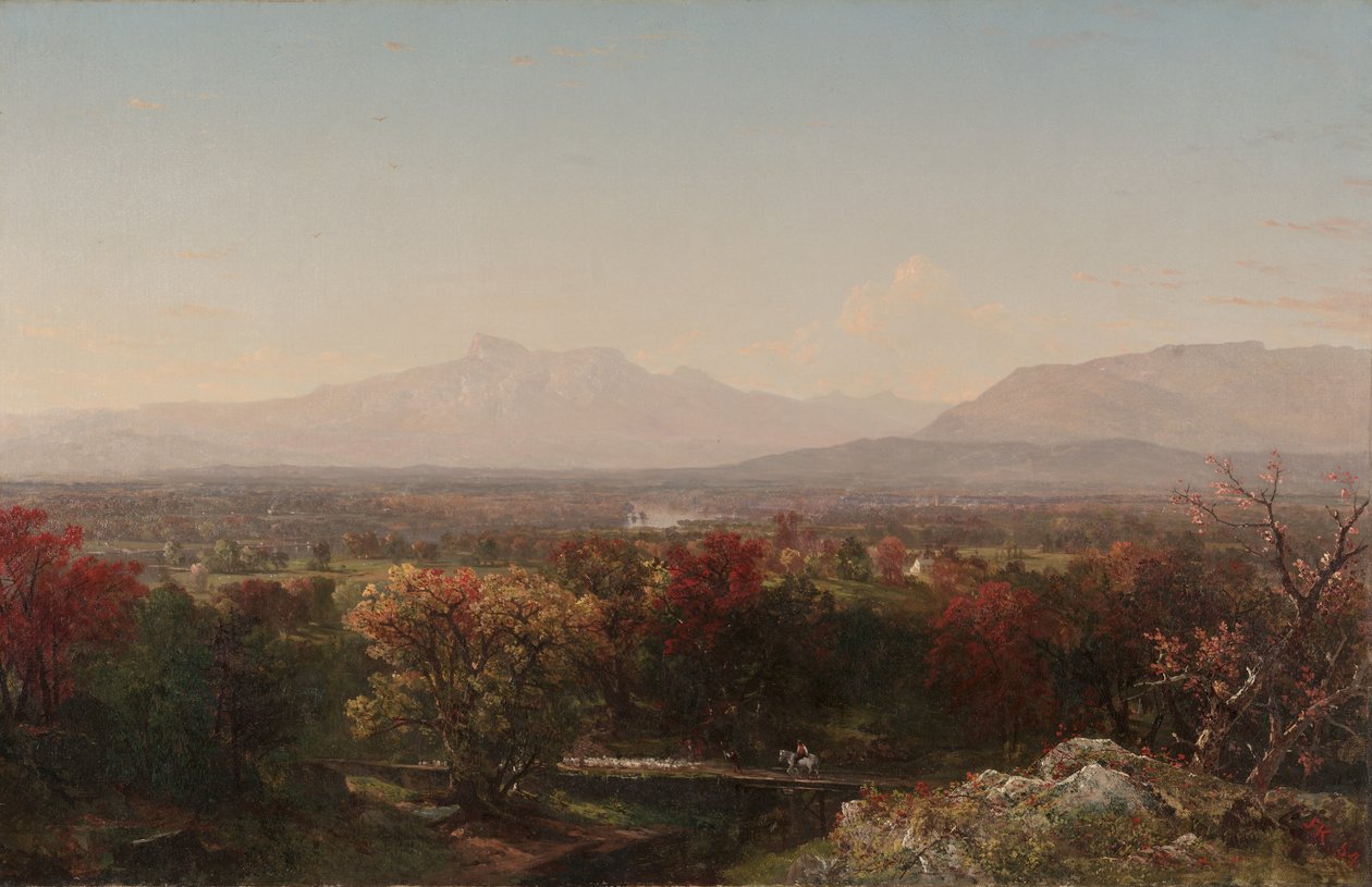 Egy októberi nap a Fehér-hegységben alkotó: John Frederick Kensett