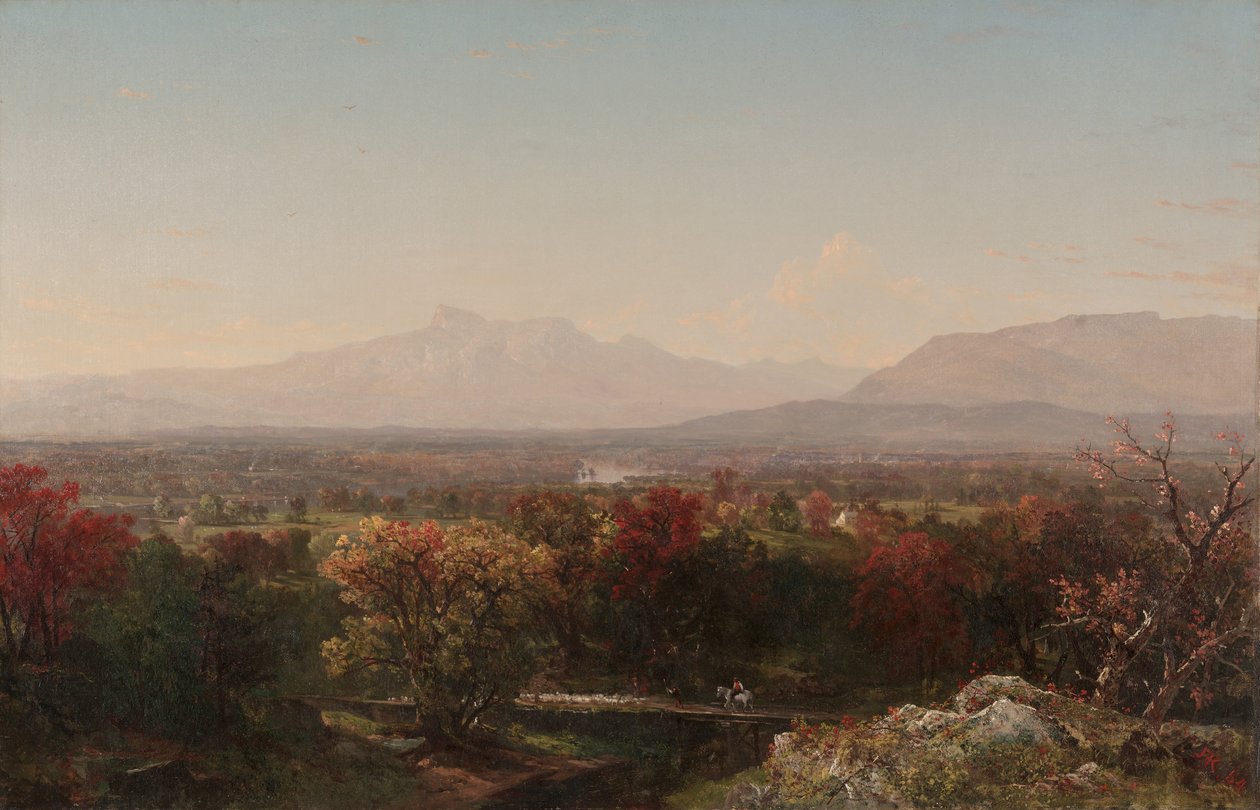 Egy októberi nap a Fehér-hegységben, 1854 alkotó: John Frederick Kensett