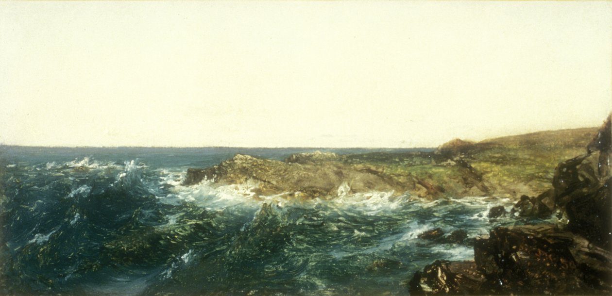 Tengerparti jelenet alkotó: John Frederick Kensett