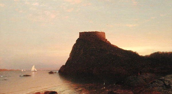 Fort Dumpling, Rhode Island alkotó: John Frederick Kensett