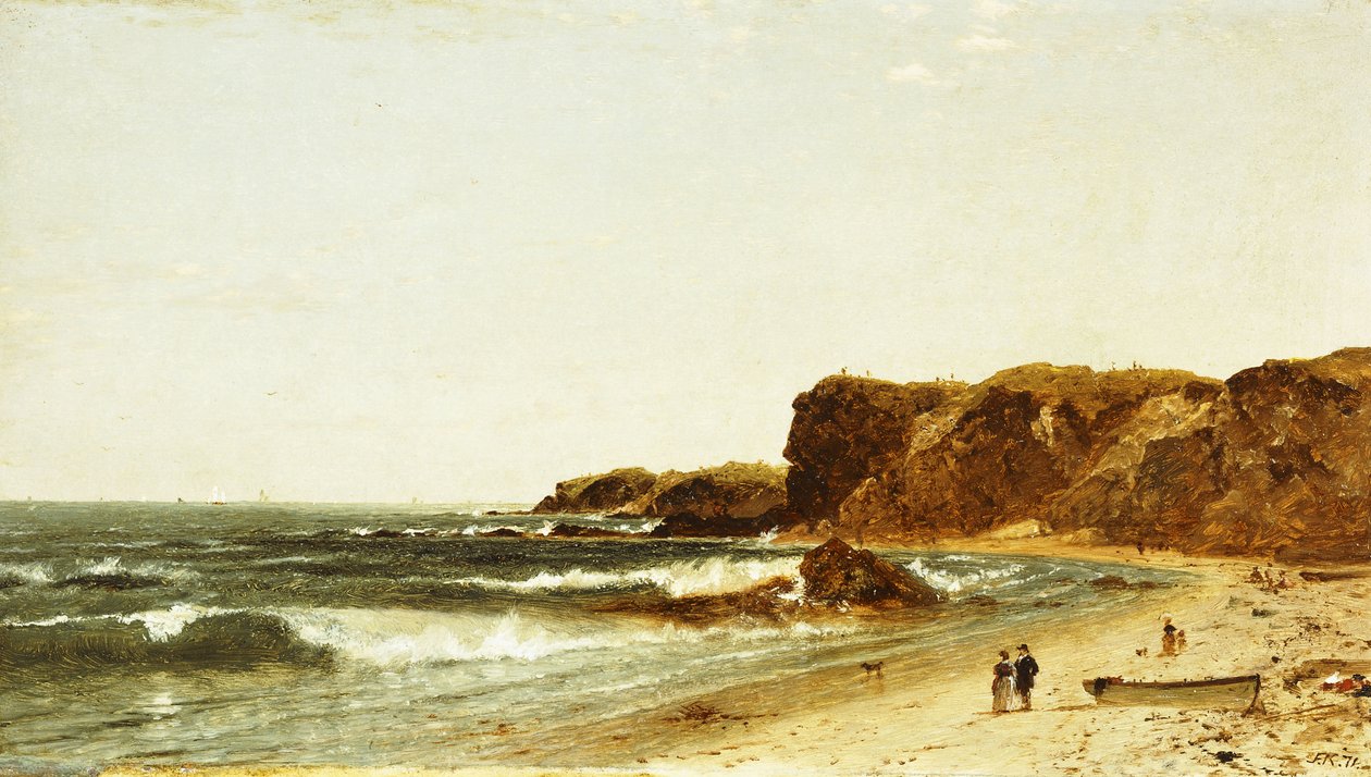 Forty Steps, Newport, Rhode Island, 1871 alkotó: John Frederick Kensett