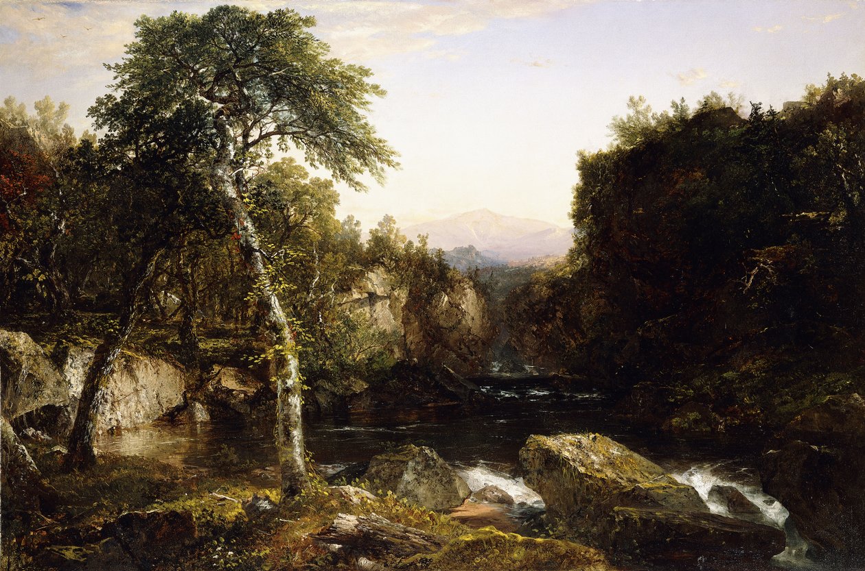 Frankónia-hegység, 1854 alkotó: John Frederick Kensett
