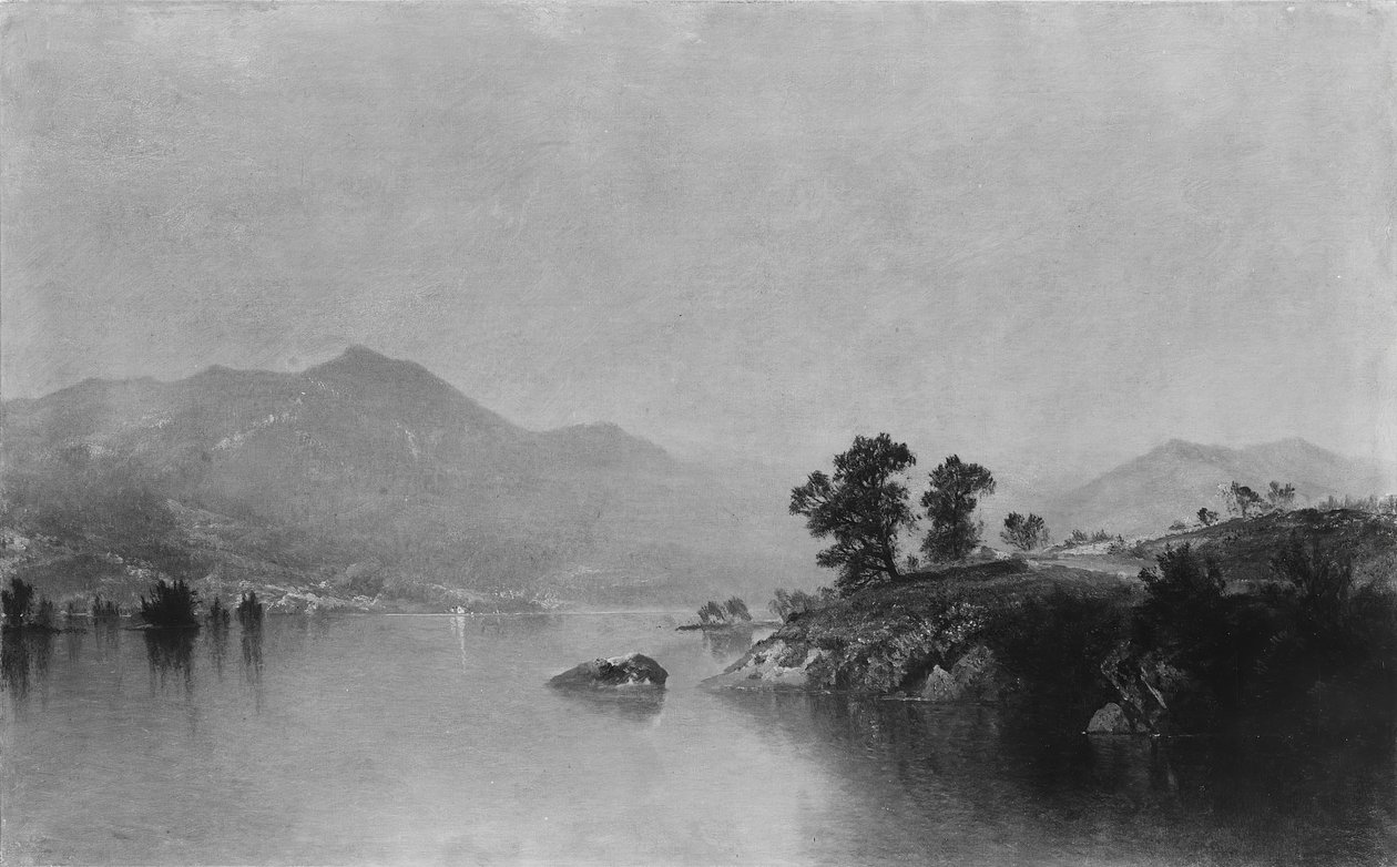 Lake George, New York, 1872. alkotó: John Frederick Kensett