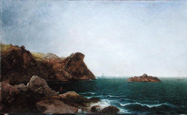 Nahant szikla és tengerpart alkotó: John Frederick Kensett