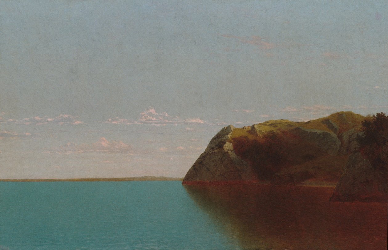 Newport Rocks alkotó: John Frederick Kensett