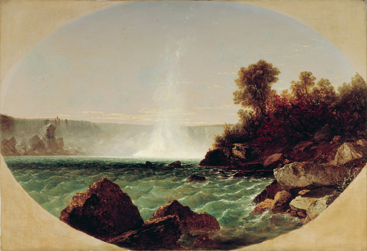 Niagara vízesés alkotó: John Frederick Kensett