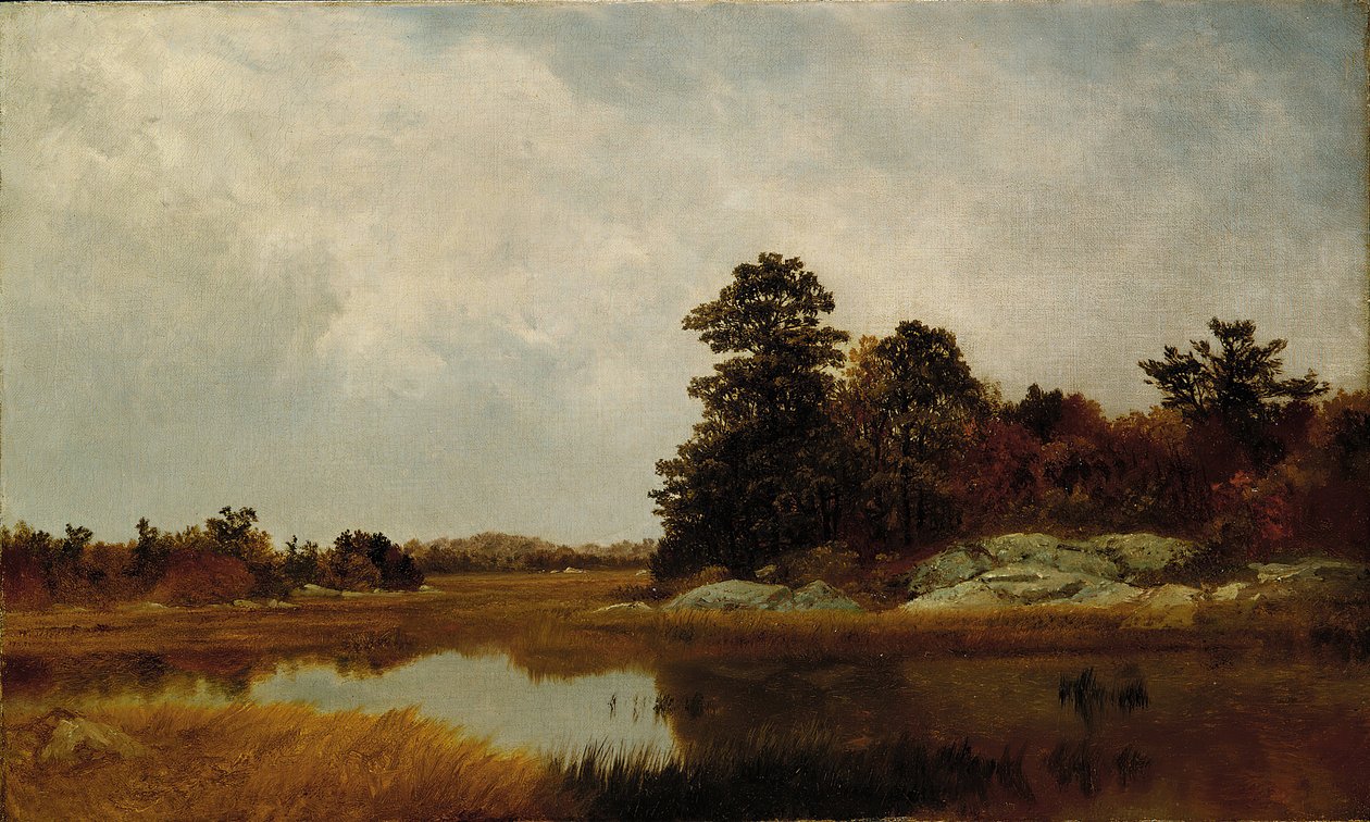 Október a mocsarakban, 1872. alkotó: John Frederick Kensett