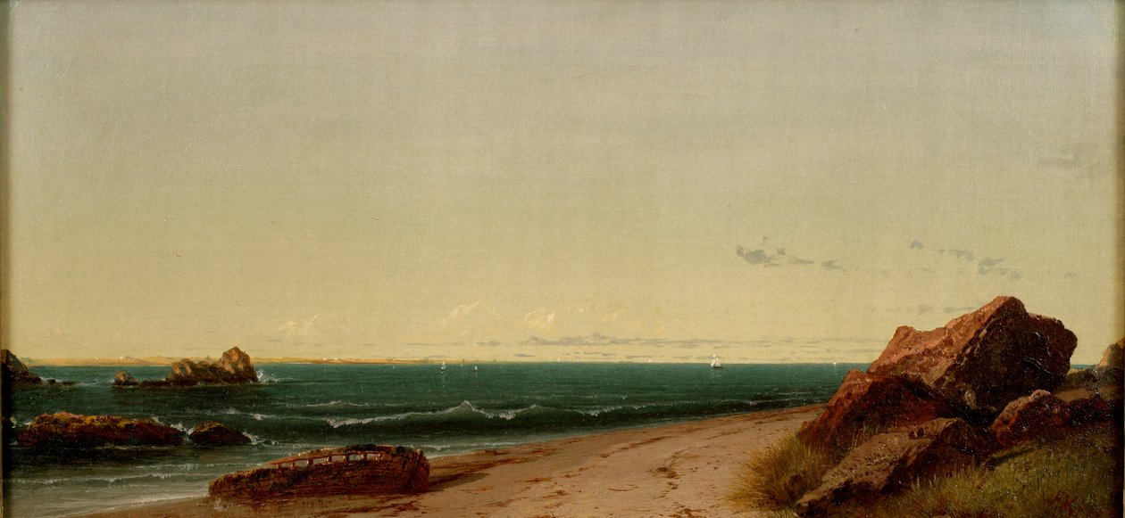 A Narragansett-parton, 1864 alkotó: John Frederick Kensett