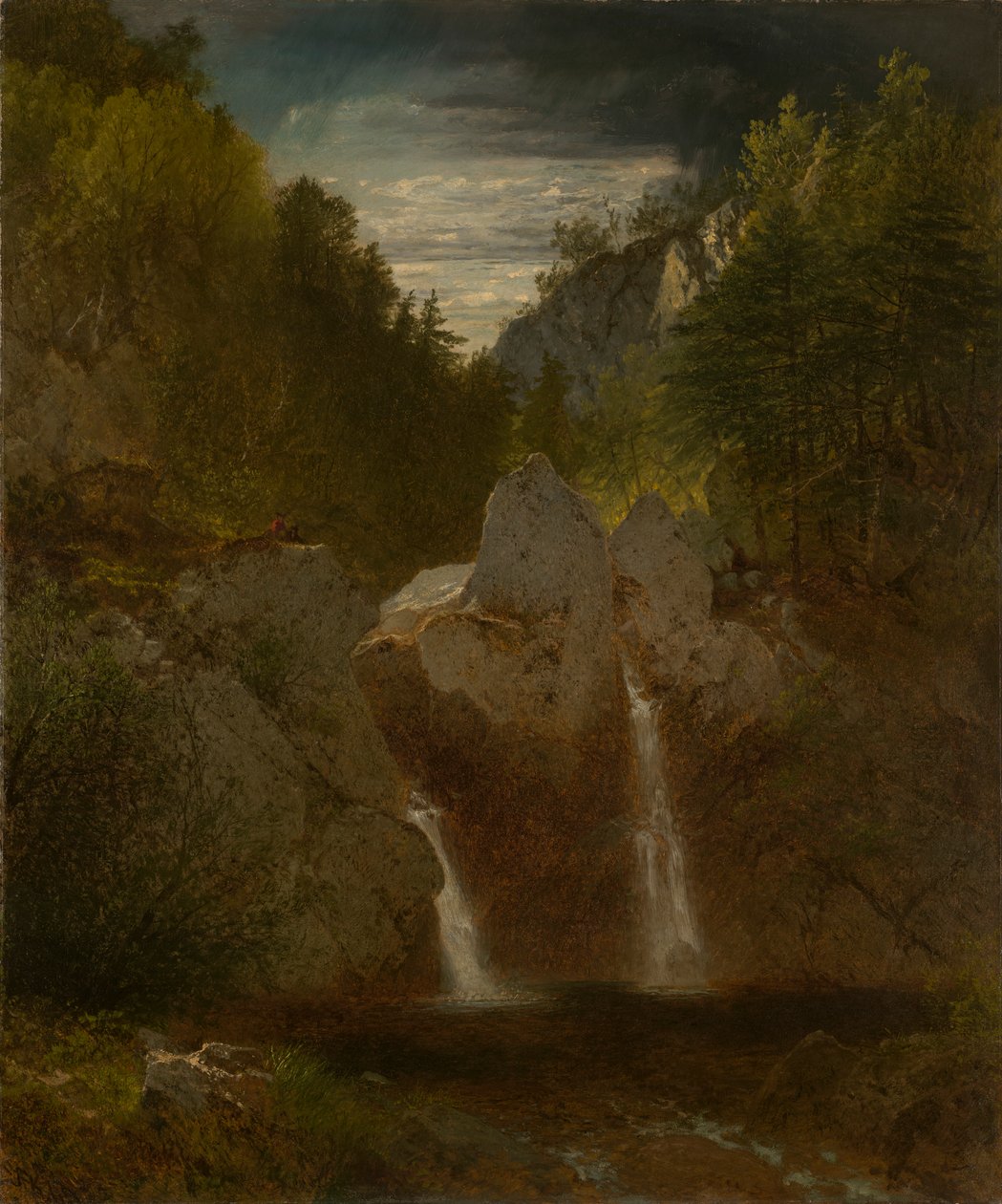 Rocky Pool, Bash-Bish vízesés alkotó: John Frederick Kensett