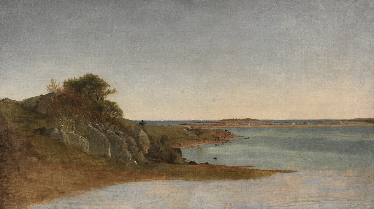 Látvány Newport közelében alkotó: John Frederick Kensett