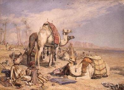 Megállás a sivatagban alkotó: John Frederick Lewis