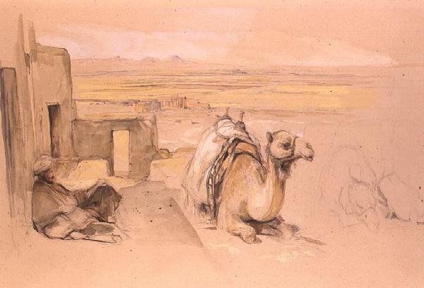 Camel, Nyugat-Théba alkotó: John Frederick Lewis