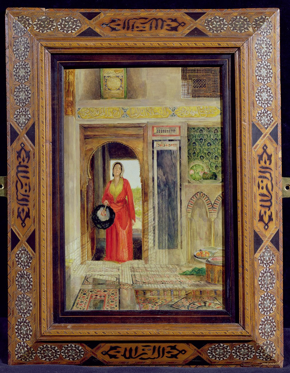 A hárem bejárata, 1871 alkotó: John Frederick Lewis