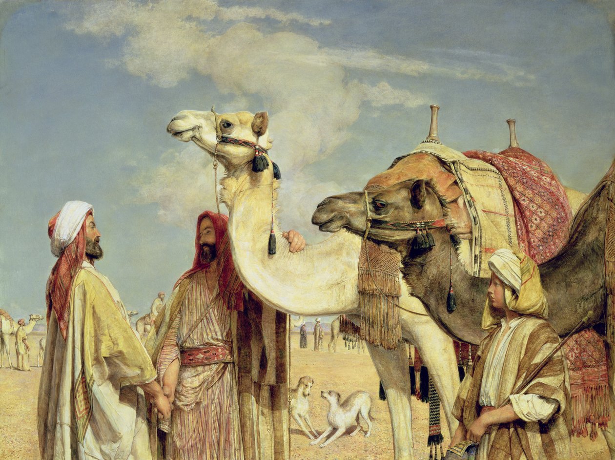 Üdvözlet a sivatagban, Egyiptom alkotó: John Frederick Lewis
