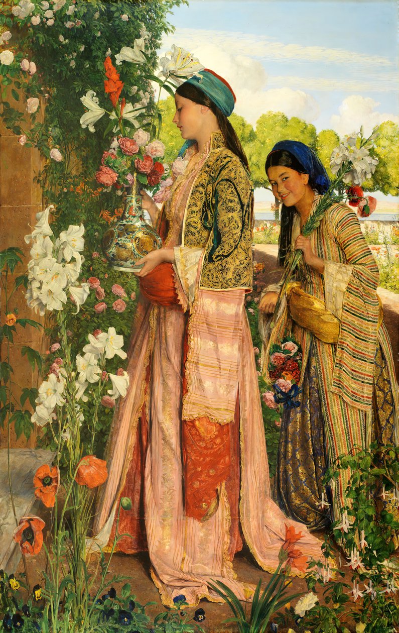 Lily Auratum, 1871 alkotó: John Frederick Lewis