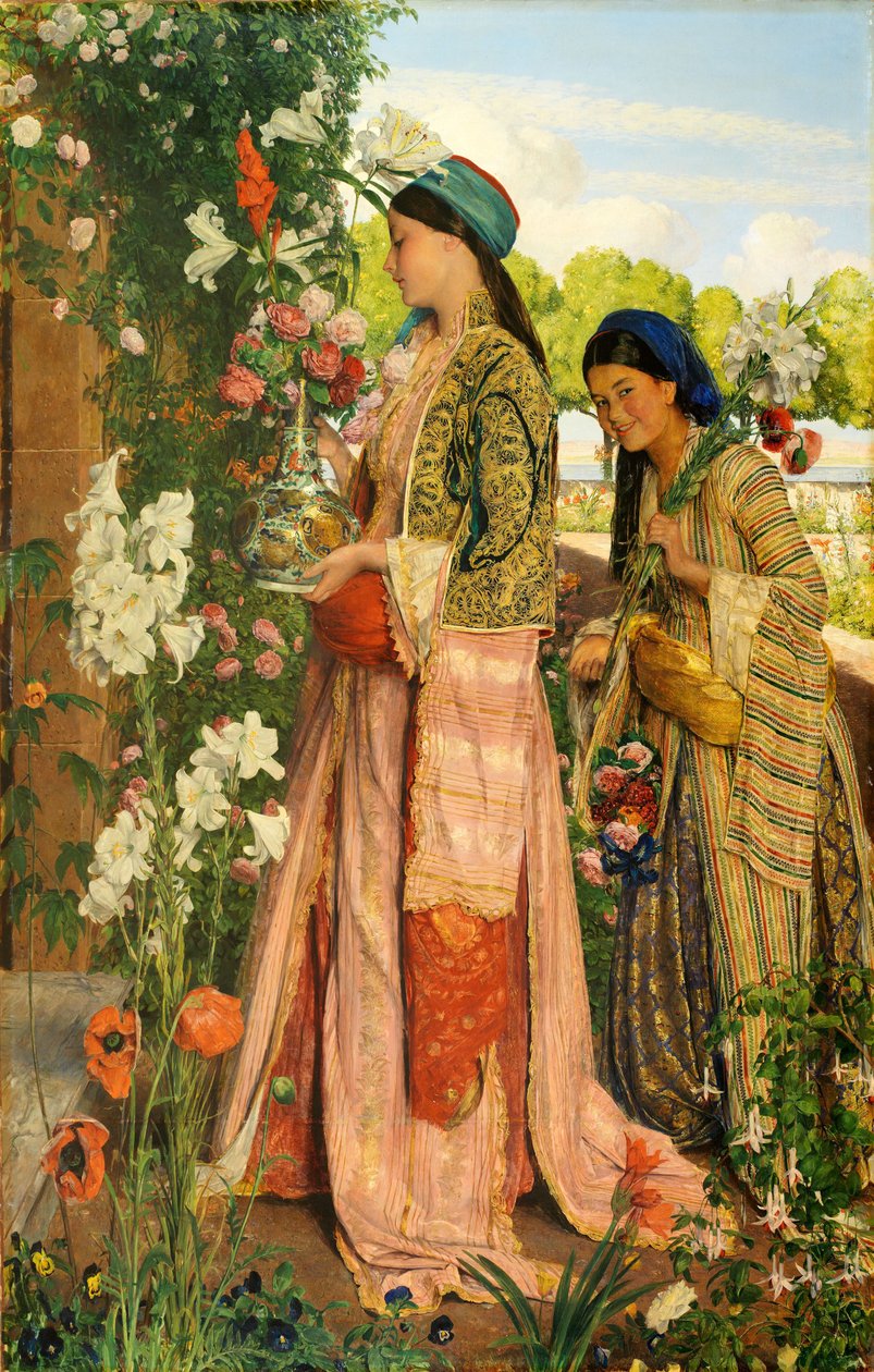 Lily Auratum, 1871 alkotó: John Frederick Lewis
