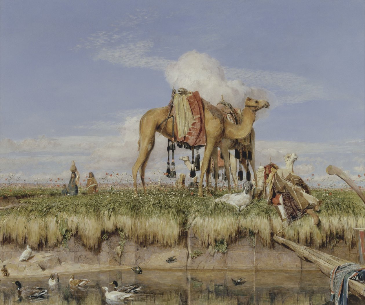 A Nílus partján, Felső-Egyiptom alkotó: John Frederick Lewis